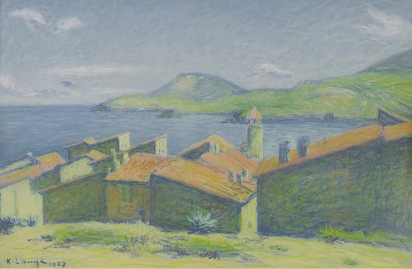 AchilleLaugeCollioure1927法国画家阿希尔拉格AchilleLauge印象派风景自然田园油画装饰画