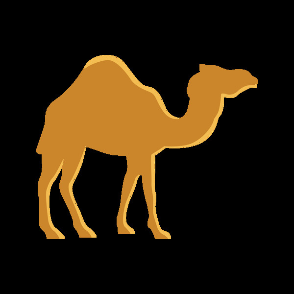 透明底骆驼