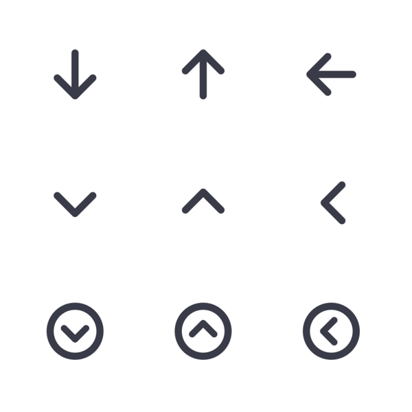 箭头简洁矢量icon