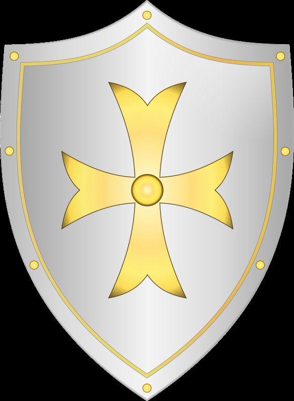 经典的中世纪盾牌