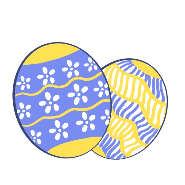 彩色复活节彩蛋插图