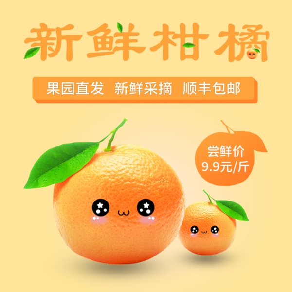橘子新鲜柑橘