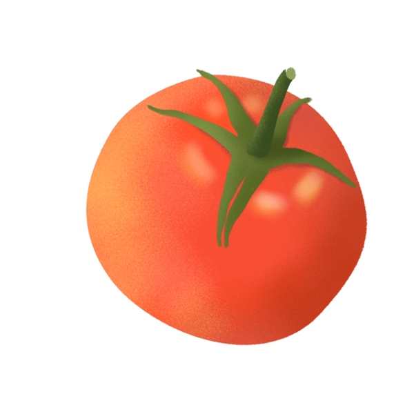 手绘新鲜蔬菜西红柿设计