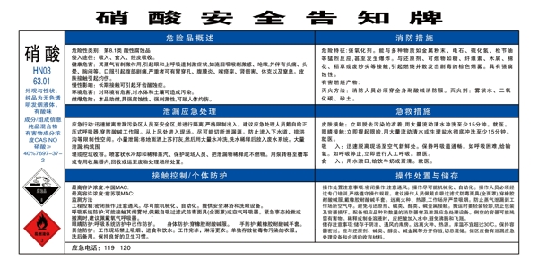 硝酸安全告知牌图片