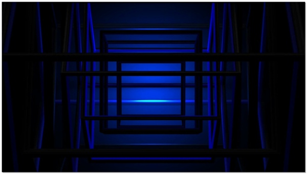 蓝色光梯子动态高清视频素材