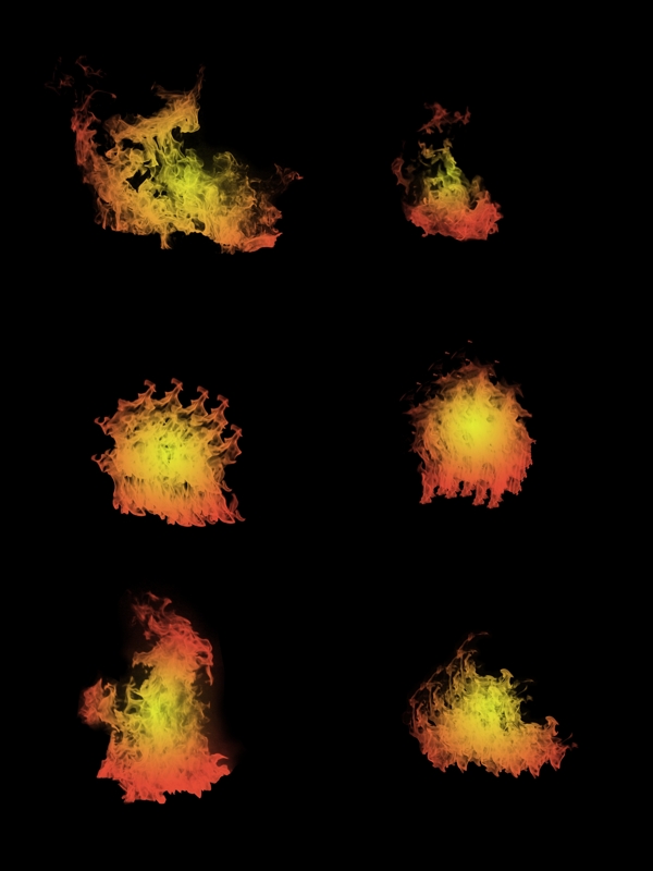 火焰燃烧装饰素材设计