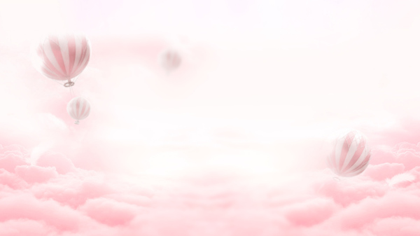 粉色梦幻云层背景