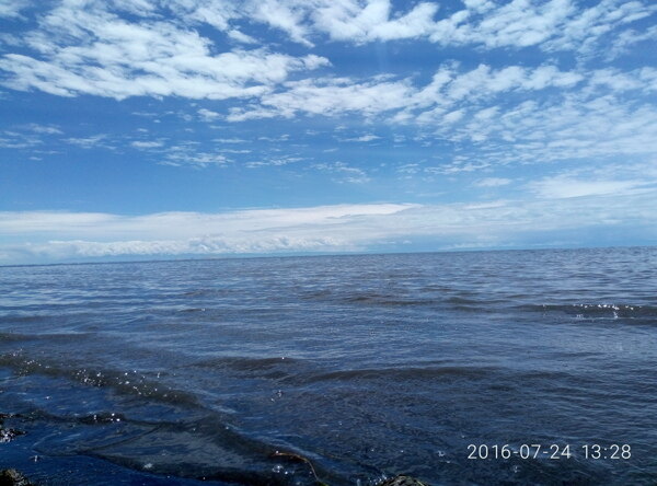 青海湖海天一色