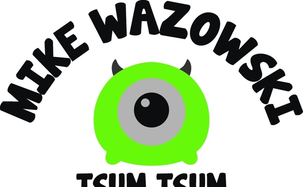TSUM系列1字母绿怪物眼