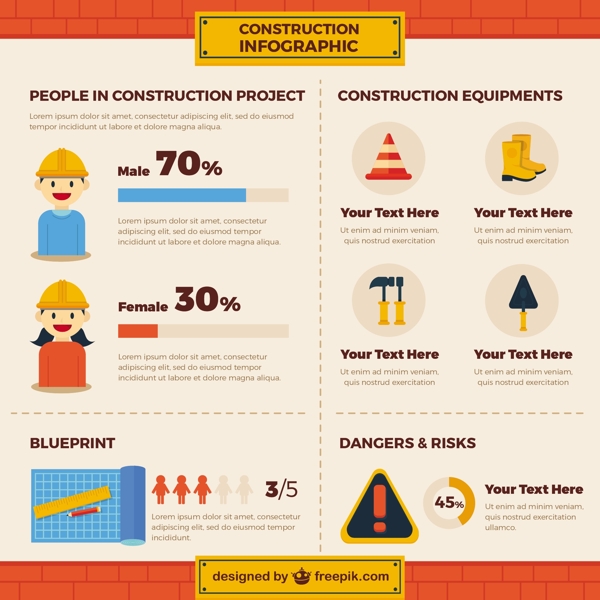 好的施工infography