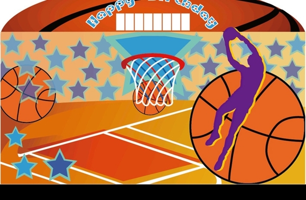 篮球背景板图片
