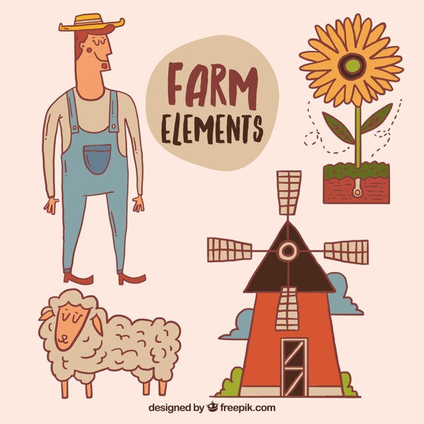 农民用农家元素