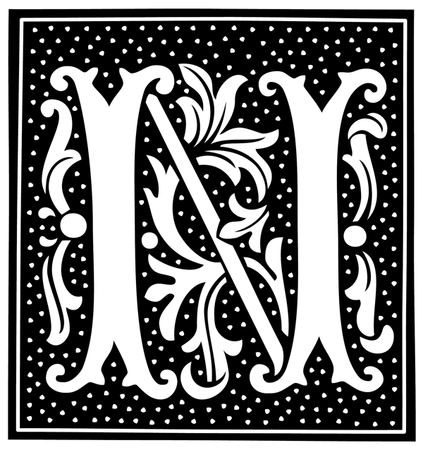 花式字母N字图片