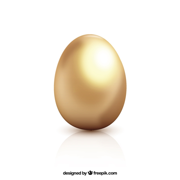 金黄色的复活节蛋