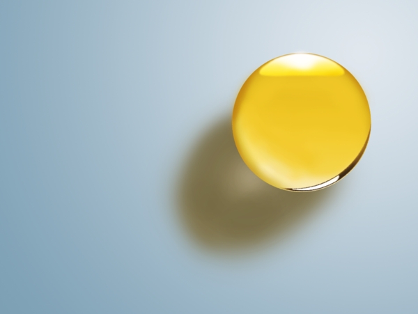 黄色水晶球