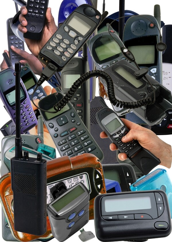 通讯工具手机BP机对讲机电话图片