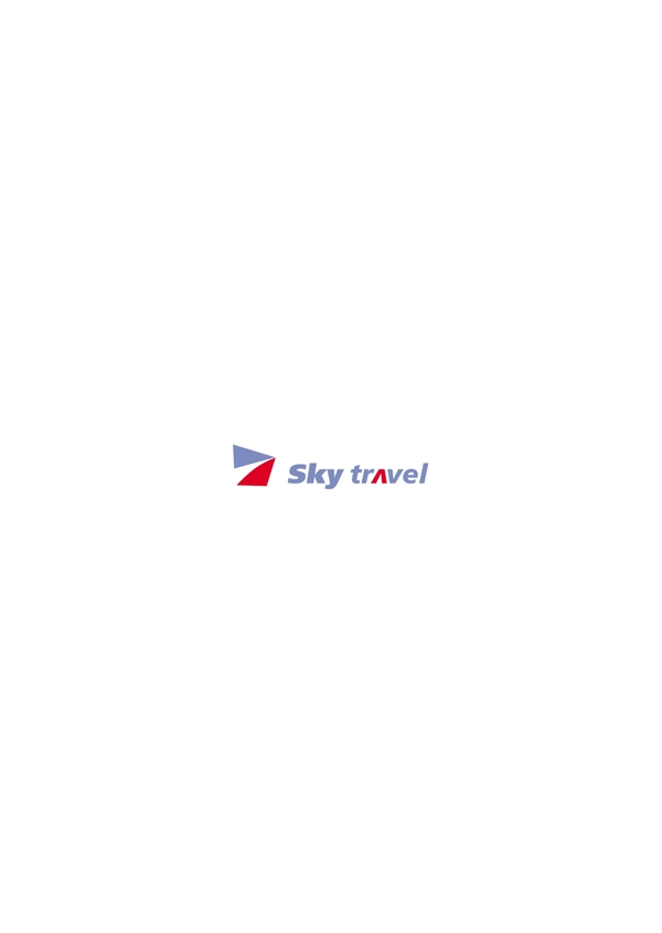 SkyTravellogo设计欣赏SkyTravel旅游网站LOGO下载标志设计欣赏
