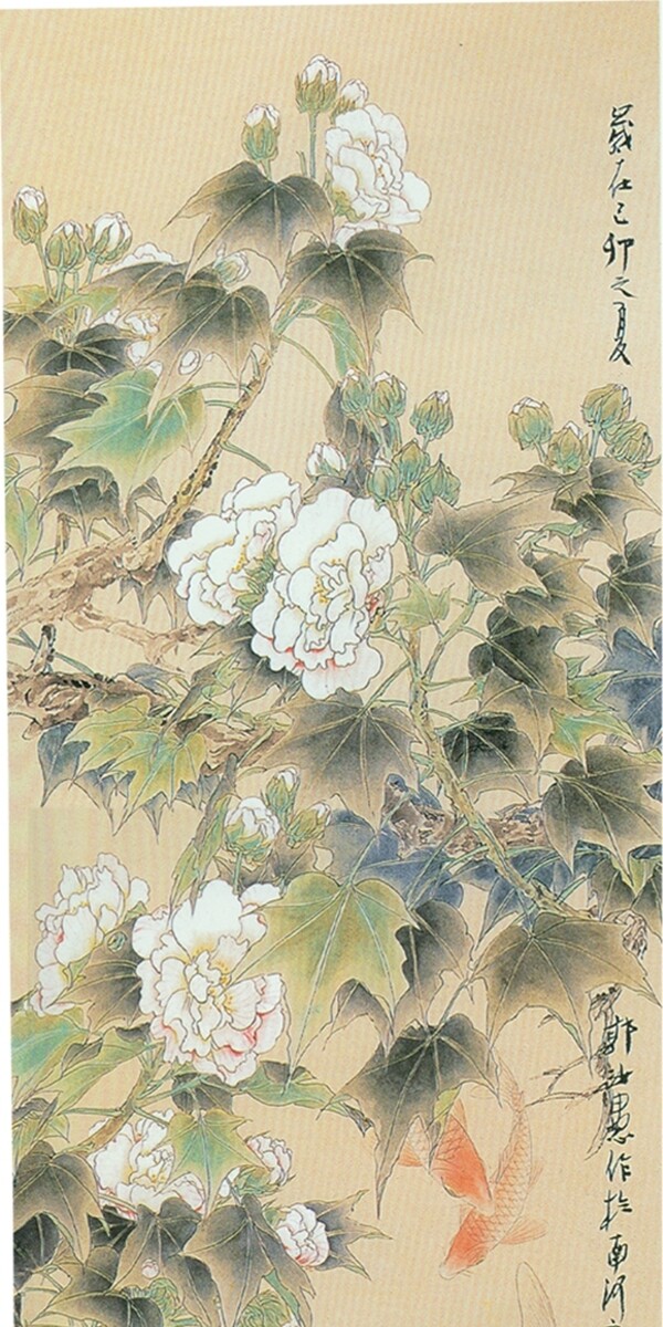 花鸟鱼虫水墨画