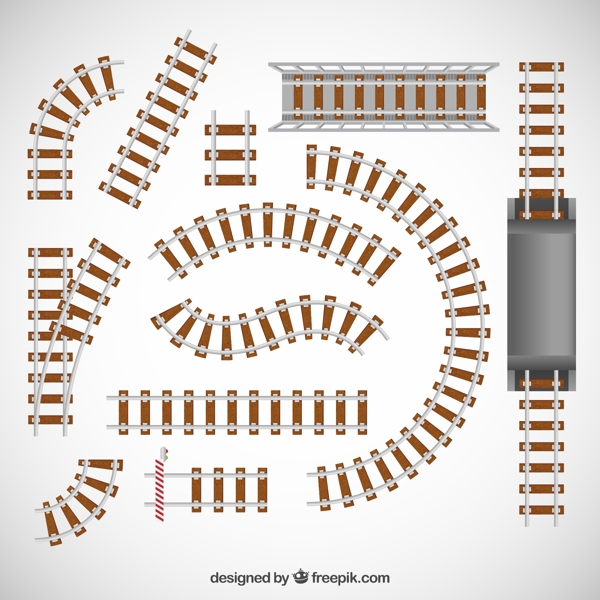 铁路轨道设计图片