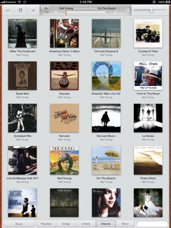 iOS5ipad的音乐应用程序