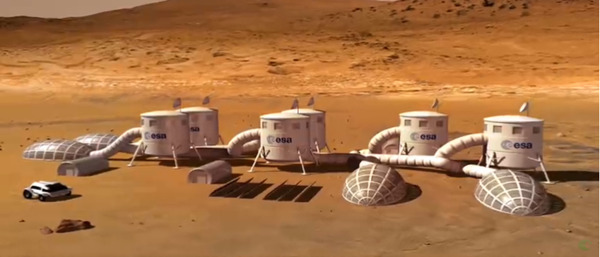 火星基地BaseonMars高清视频素材