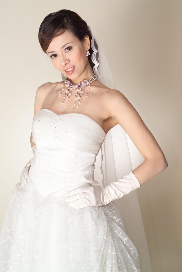 国外婚纱摄影样片美丽新娘图片