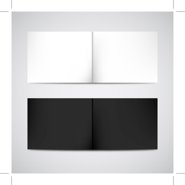 黑白画册背景模板