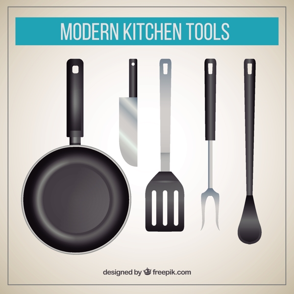 现代的厨房工具