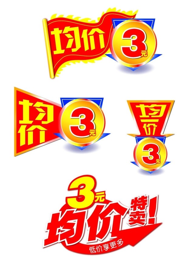 3元均价