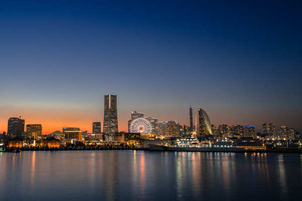 横滨夜景一角图片
