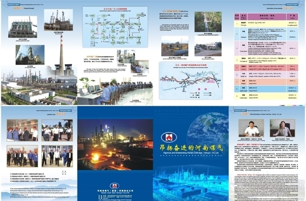 河南煤气精品折页图片