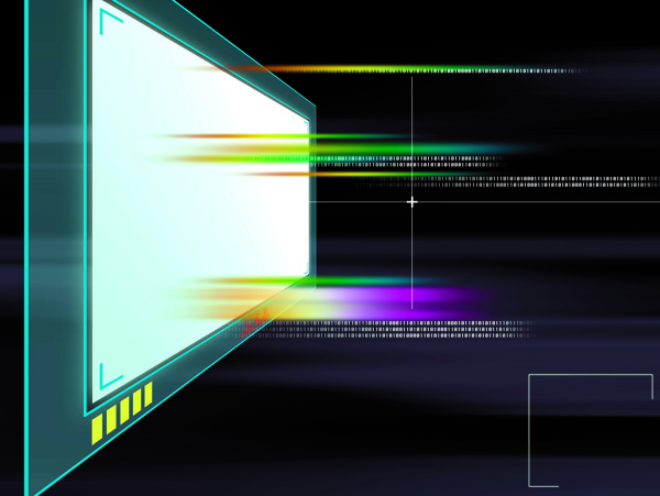 科技创意概念抽象设计光影线条元素数字广告素材大辞典