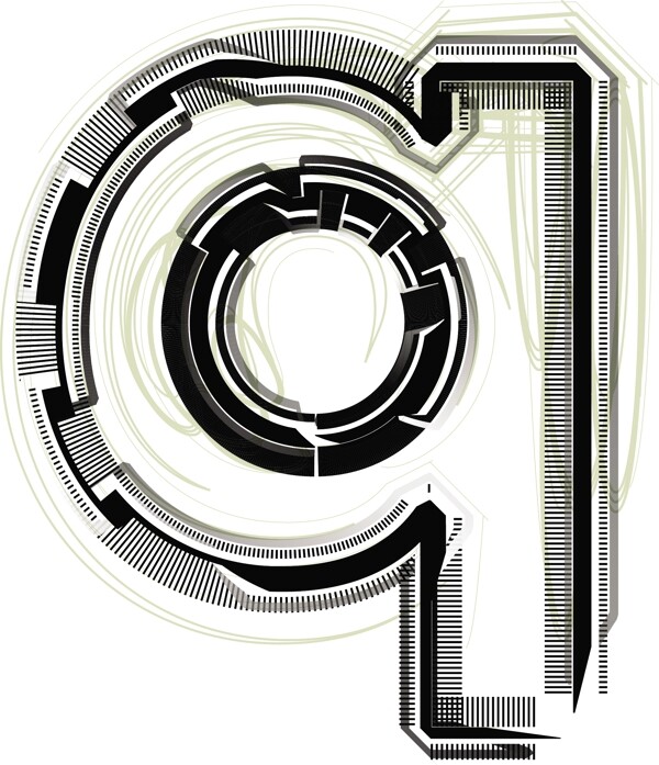 字体的字母Q技术