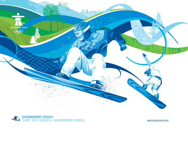 2010年冬奥会主题设计壁纸图片