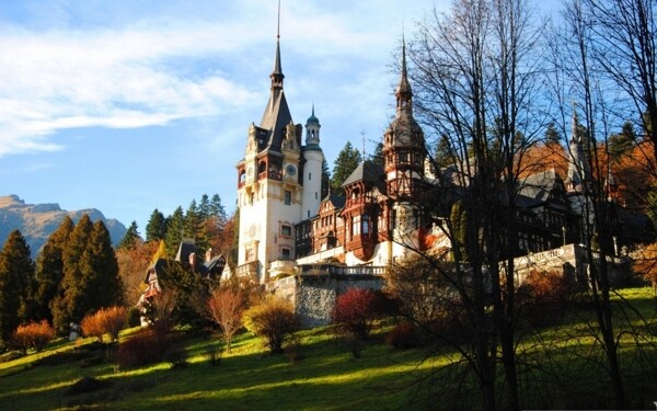 欧洲城堡高清背景图