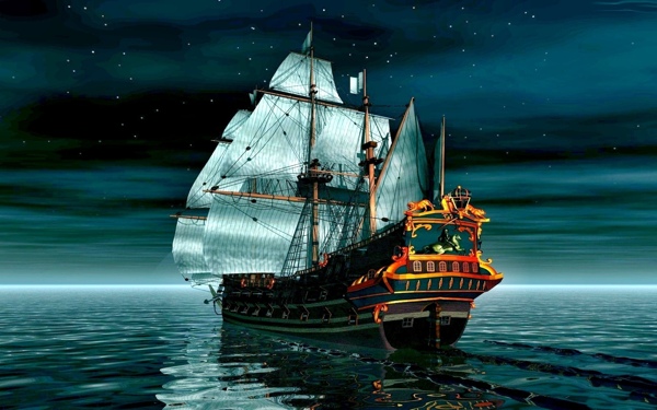 海盗船图片