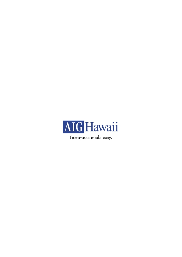 AIGHawaiilogo设计欣赏AIGHawaii保险公司标志下载标志设计欣赏