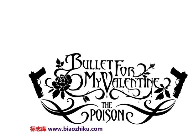 BulletForMyValentinelogo设计欣赏BulletForMyValentine乐队LOGO下载标志设计欣赏