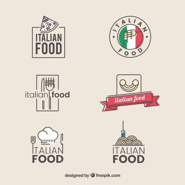 意大利餐厅标志