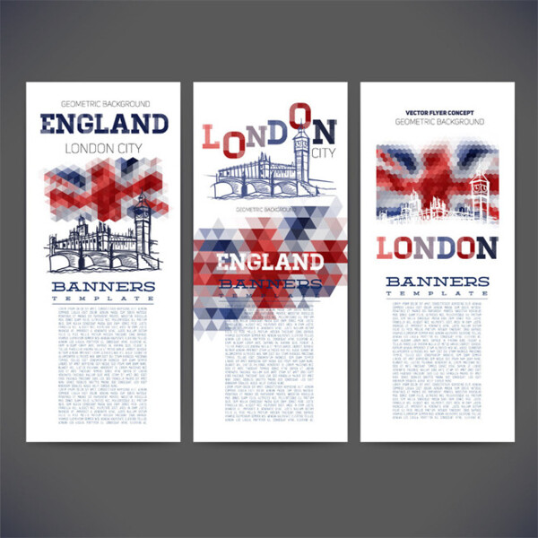 伦敦旅游宣传单设计图片