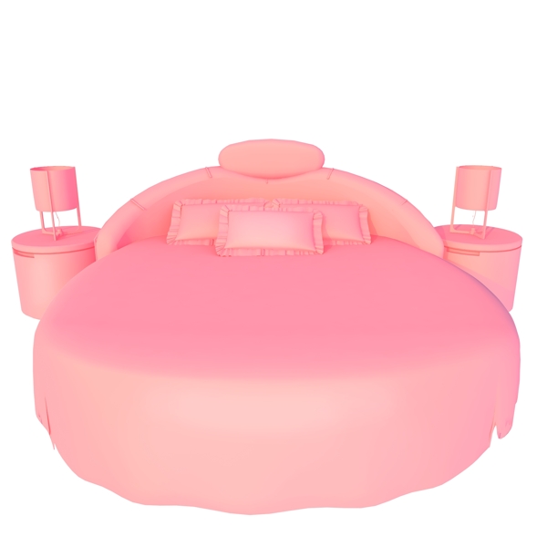 粉色少女风床