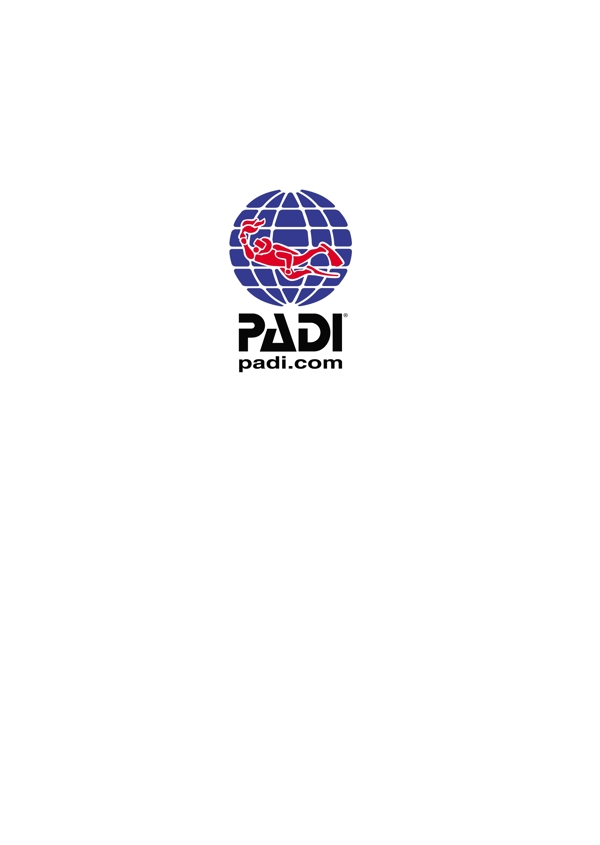 PADIlogo设计欣赏PADI体育比赛标志下载标志设计欣赏