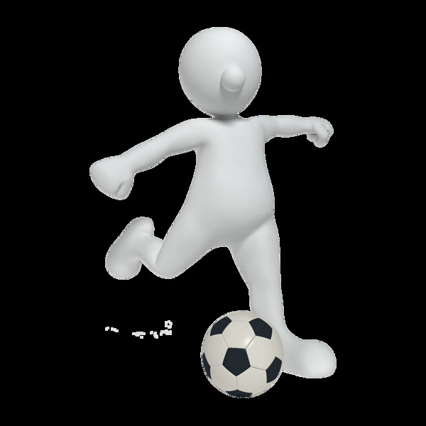 3D足球小人元素