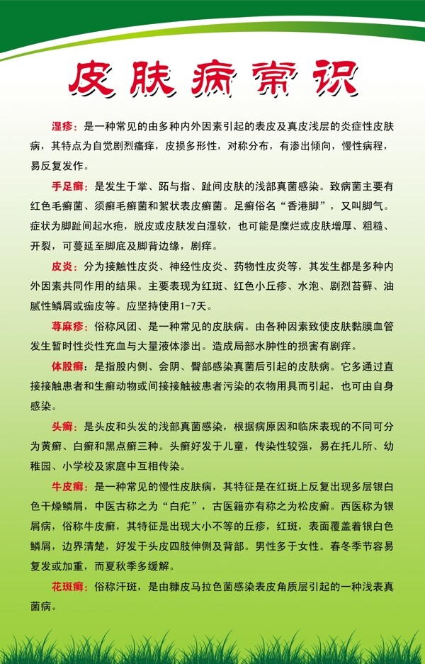 皮肤病图片