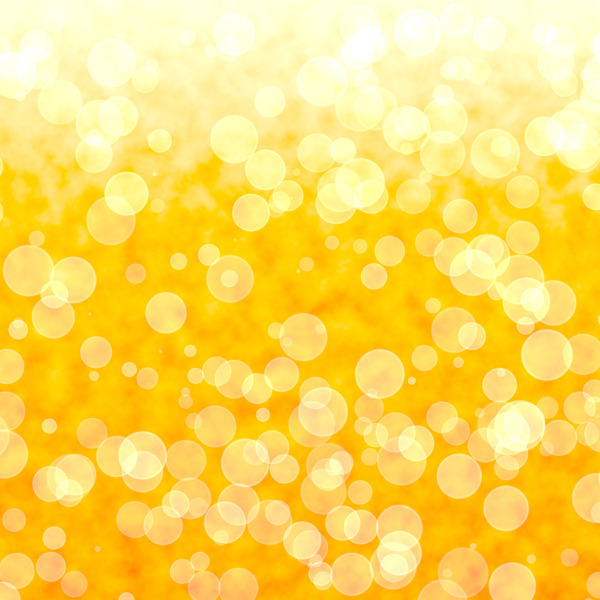 散景鲜艳的黄色背景模糊的灯光