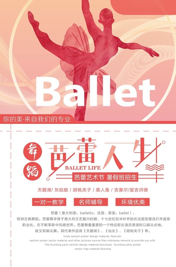 芭蕾人生海报宣传图片