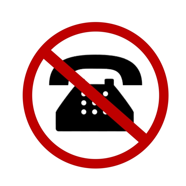 禁止打电话图标素材元素