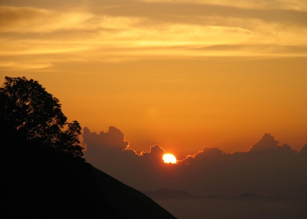 夕阳晚照图片