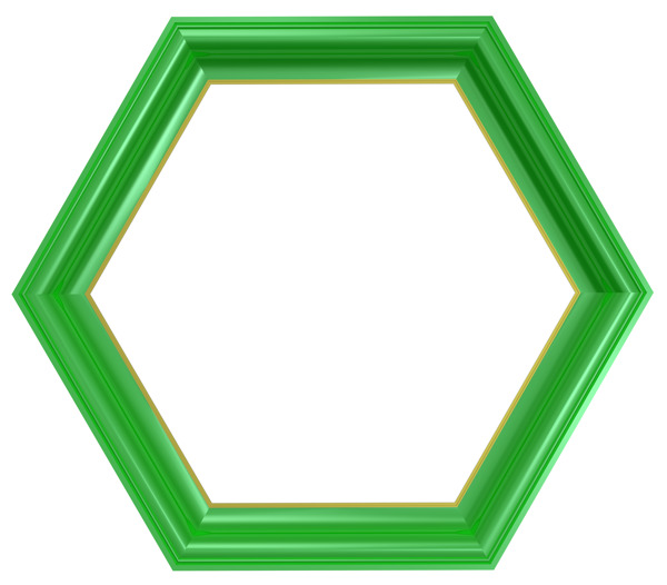 浅绿色的框架孤立在白色背景