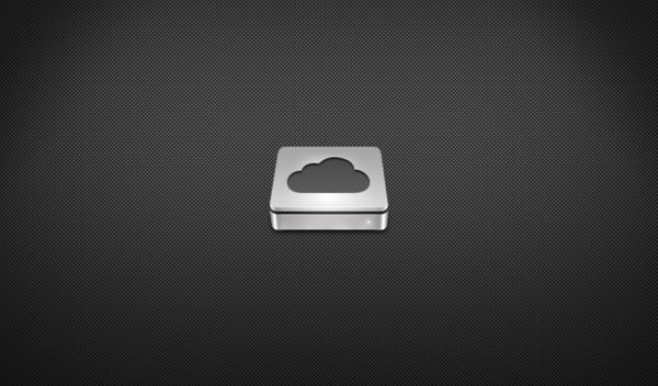 网页金属质感下载云朵icon图标
